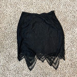 Stella Laguna black lace skirt